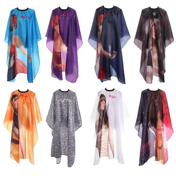 

Fashion 1pcs Pro Salon Barber Hairdressing Hairdresser Cutting Gown Cape Aprons Cloth Adult Styling Tools 6 Style To Choose