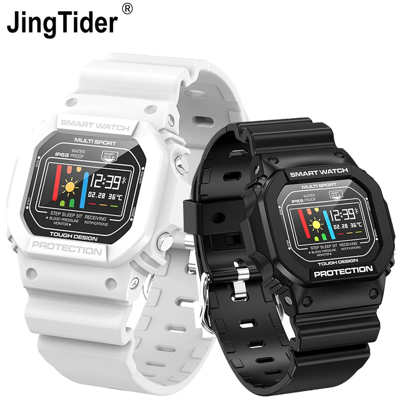 JingTider X12 PPG ECG Смарт-часы IP68 Водонепроницаемый фитнес-трекер для мужчин 0 96