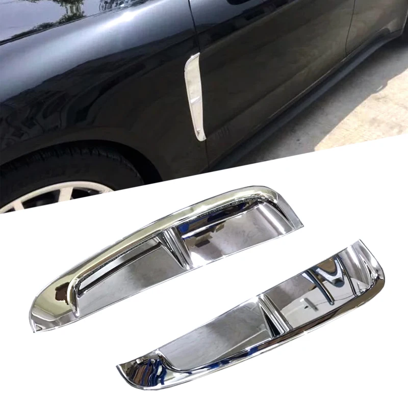 

Exterior Accessories Car Side Wing Fender Air Vent Cover Decorative Trim 2PCS For Porsche Panamera 971 2017 2018