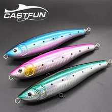 Castfun Stickbaits Жесткий деревянный карандаш соленой воды большая игра рыболовная приманка 1шт 70г 19см Жесткий приманки