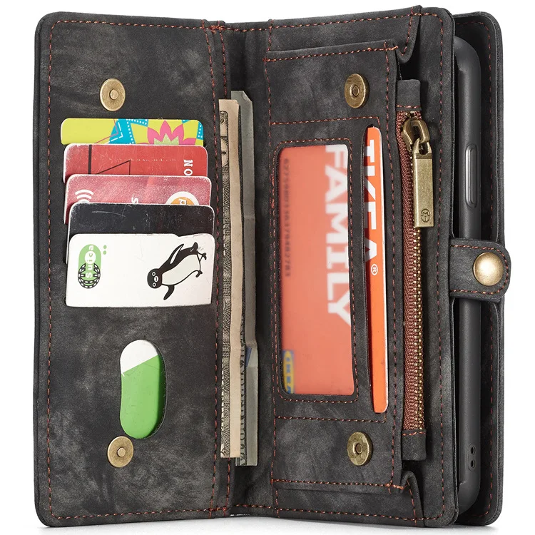 

Wallet Case for Huawei P30 P20 Pro Lite with Magnet Flip Detachable Leather On Cover Phone Case Mate 20 20Pro Zipper Stand Bag