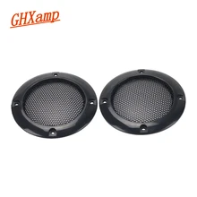 GHXAMP 2 шт. 2 дюйма 57 мм черный динамик гриль сетка корпус автомобильный сабвуфер динамик Защитная крышка DIY