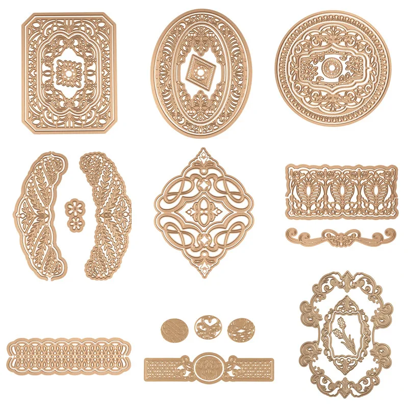 

Laced Edges Hollowed Covers Metal Cutting Dies for Scrapbooking DIY Card Album Embossing Paper Card Making Decor New 2019