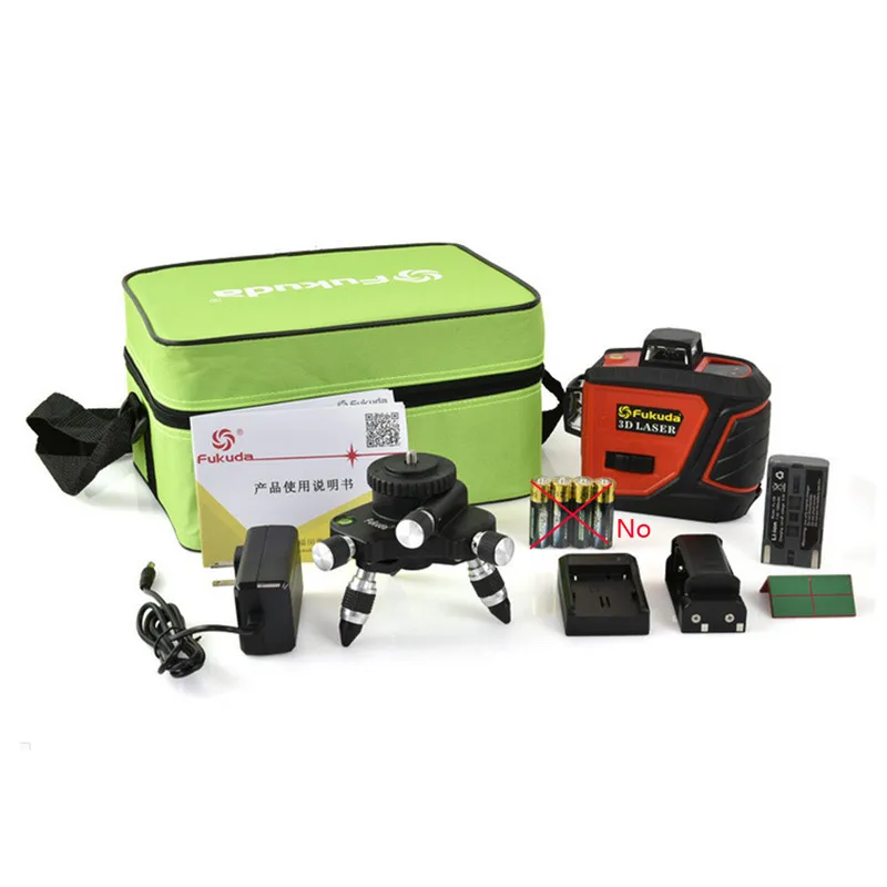 

2019 NEW Arrival Laser Leval 1.5mm / 7m 12Lines 3D 93T Laser Level Self Leveling 360 Horizontal And Vertical Cross Laser Leveler