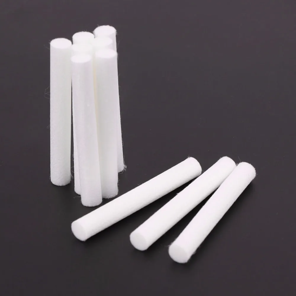 10pcs 8mmx64mm Air Humidifiers Filters Cotton Swab for Air Ultrasonic Humidifier Cotton Sticks