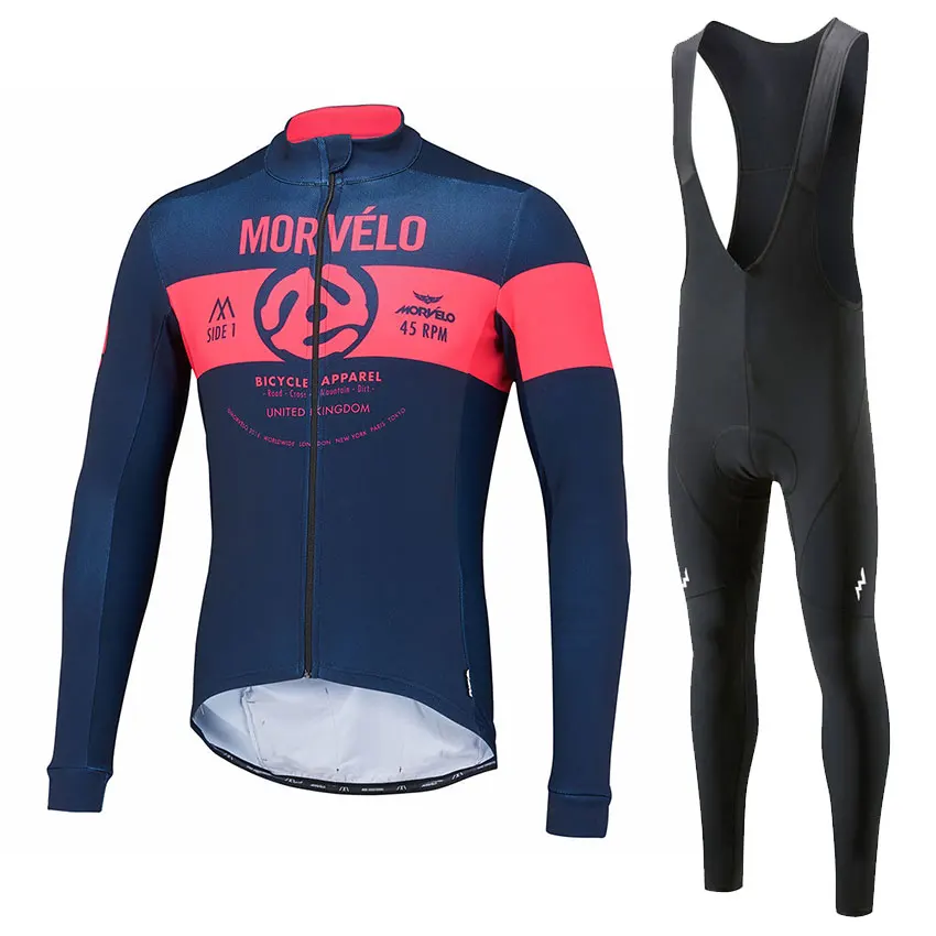 Высококачественные командные осенние дышащие топы с длинным рукавом Morvelo