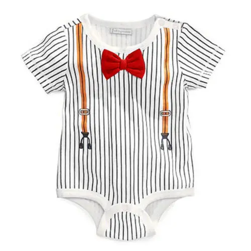 

Gentleman Baby Boys Newborn Sailor Summer Jumpsuit Romper Climbing Clothes 0-24M