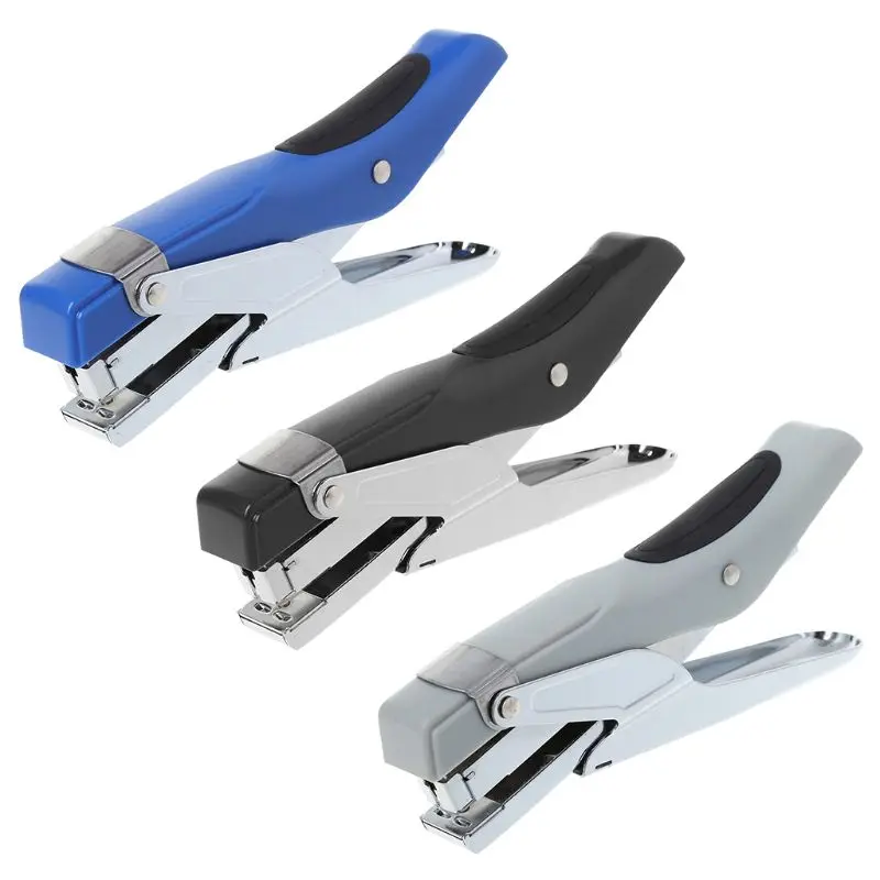 

1Pc Durable Metal Paper Plier Stapler Hand Manual Desktop Stationery Office School Supplies Stapler
