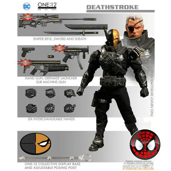 Estartek Mezco 1/12 6 дюймов Deathstroke Sneak Secret Action PX Ограниченная серия Коллекция фигурка для фанатов подарок на праздник