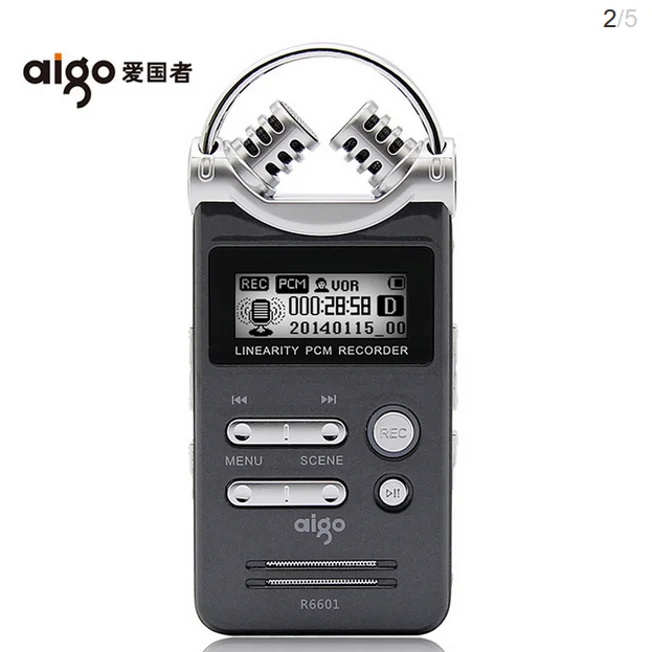 Aigo r6601 записи перо Профессиональный высокого qingyuan снижения шума мини mp3 плеер 8 г