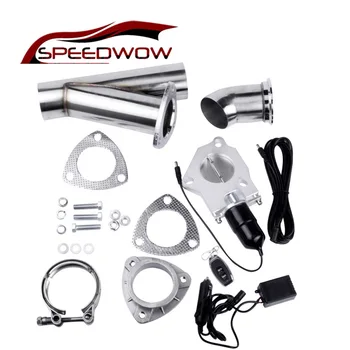 

3 Inch Stainless Steel Headers Y Pipe Electric Exhaust Cutout Kit With Remote Control Car Exhaust Cut Out Catback Down Pipe Kit