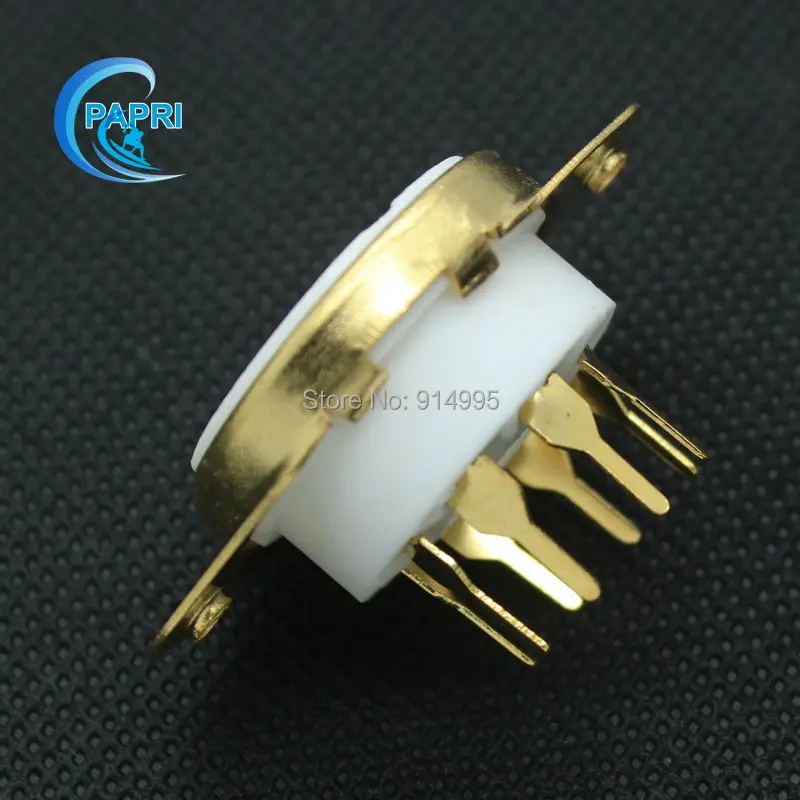 PAPRI 10 PCS K8A 8pin Keramik Chassis Montieren Verstärker Vergoldeten Rohr Steckdosen Für KT88 6L6 6CA7 KT66 EL34 6550 6V6 6SN7 PAPRI 10 PCS K8A 8pin Keramik Chassis Montieren Verstärker Vergoldeten Rohr Steckdosen Für KT88 6L6 6CA7 KT66 EL34 6550 6V6 6SN7