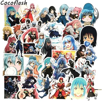 

50pcs/lot That Time I Got Reincarnated As A Slime Anime Sticker For Laptop Luggage Skateboard Motorcycle Graffiti Waterproof