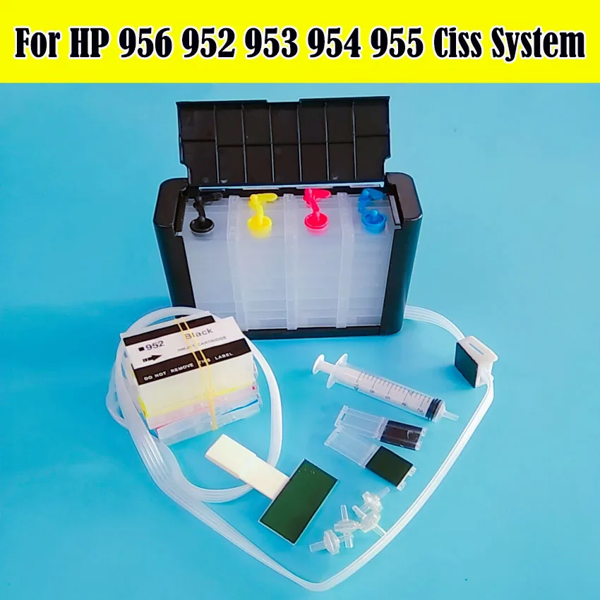Kopen Lege Ciss Voor HP 953XL 952XL 955XL 954XL Systeem Zonder Chip Voor HP Officejet Pro 8718 8728 7740 8210 8260 8716 Printer
