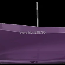 1700x790x620 мм Дизайн смолы акриловая ванна Цветной автономных прямоугольные Ванная комната Ванна rs6563