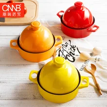 Таджи сковорода высокое Температура и на открытом огне отверждения Керамика на плоской подошве литий фарфор Таджи сковорода