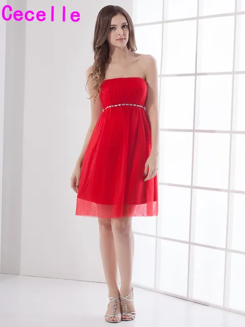 Simple Strapless Dress