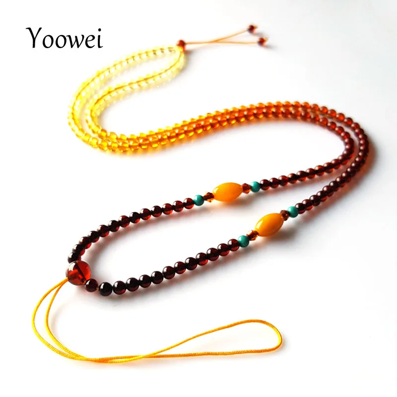 3mm amber necklace (8)