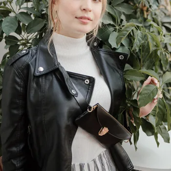 

2019 PU Leather Women Outdoor Solid Color Chain Hasp Messenger Bag Sports Chest Bag Waist Bag Crossbody Bags sac main femme