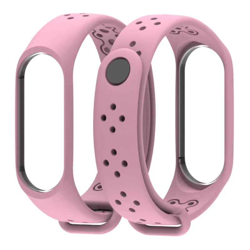 3 Breathable For Xiaomi Mi Band 4 Strap Smart Accessories Replacement Waterproof Silicone Bracelet For Mi Band4 NFC wrist strap - Цвет: 3
