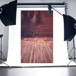 OOTDTY новый деревянный пол колеса фото фон винил фотостудия фоны Опора DIY