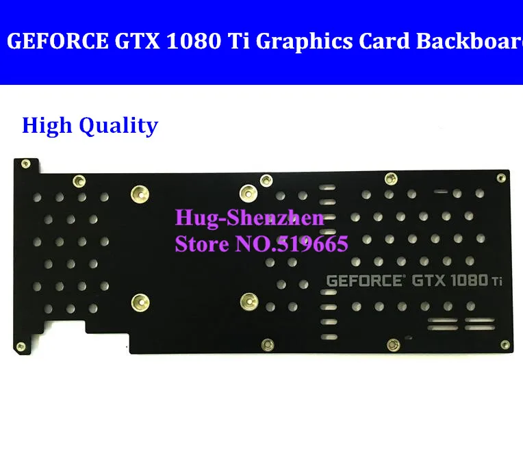

NEW GeForce GTX 1080 ti GTX1080 GAMING graphics card board Full Cover Graphics Card Water Cooling Block backboard rear panel