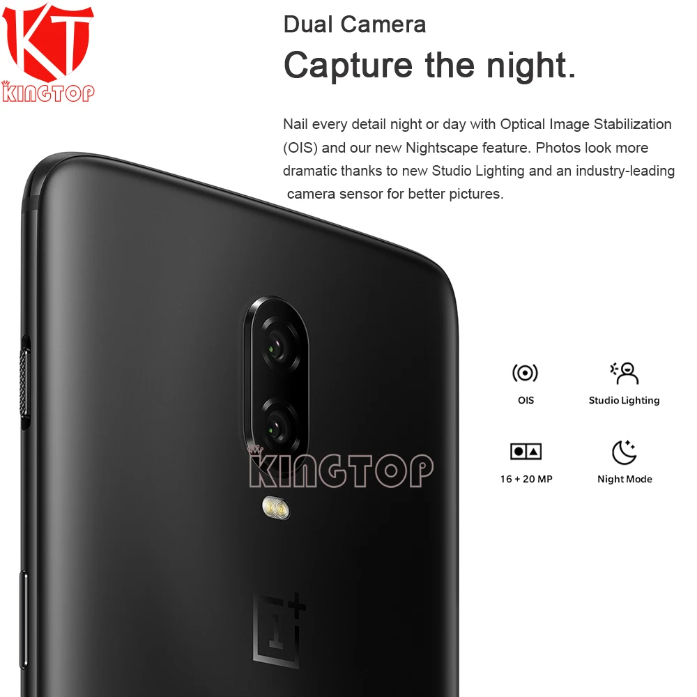 Новый оригинальный Oneplus 6T Мобильный телефон 6 ГБ ОЗУ 128 Гб ПЗУ Восьмиядерный