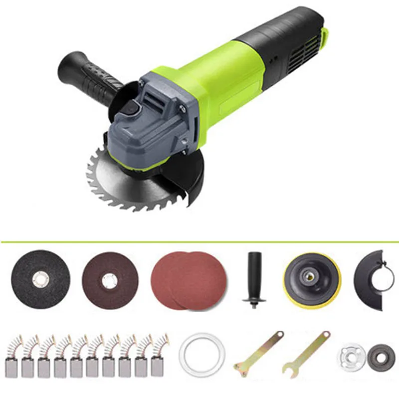 1100W Multi function household angle grinder polishing cutting grinding