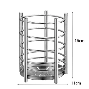 

Kitchen utensil holder, cutlery storage, stainless steel spoon spatula chopsticks organizer container