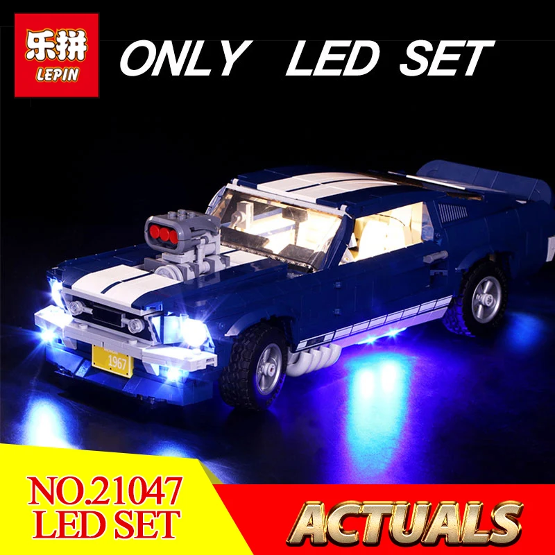 

Led light kit Lepin 21047 Compatible Legoin 10265 Creator Expert Ford Mustang Building Blocks Model Toy (not include blocks set)