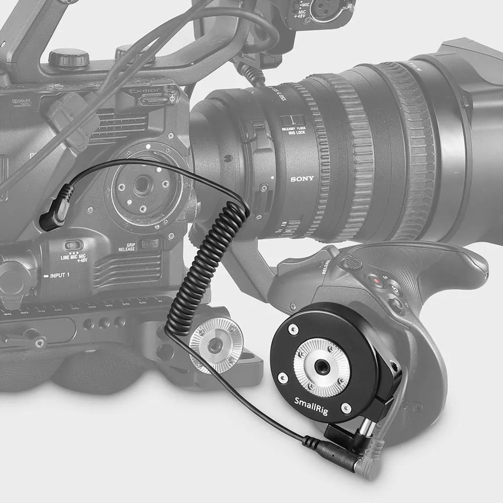 SmallRig для Sony FS5 рукоятки адаптер с ARRI Rosette + 2 5 мм LANC кабель удлинитель удлинителя