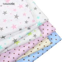 TIANXINYUE 6 шт./лот звездная серия хлопчатобумажная ткань Лоскутная Сделай Сам стеганое шитье жир четверти пачка ткани Telas Tilda рукоделие
