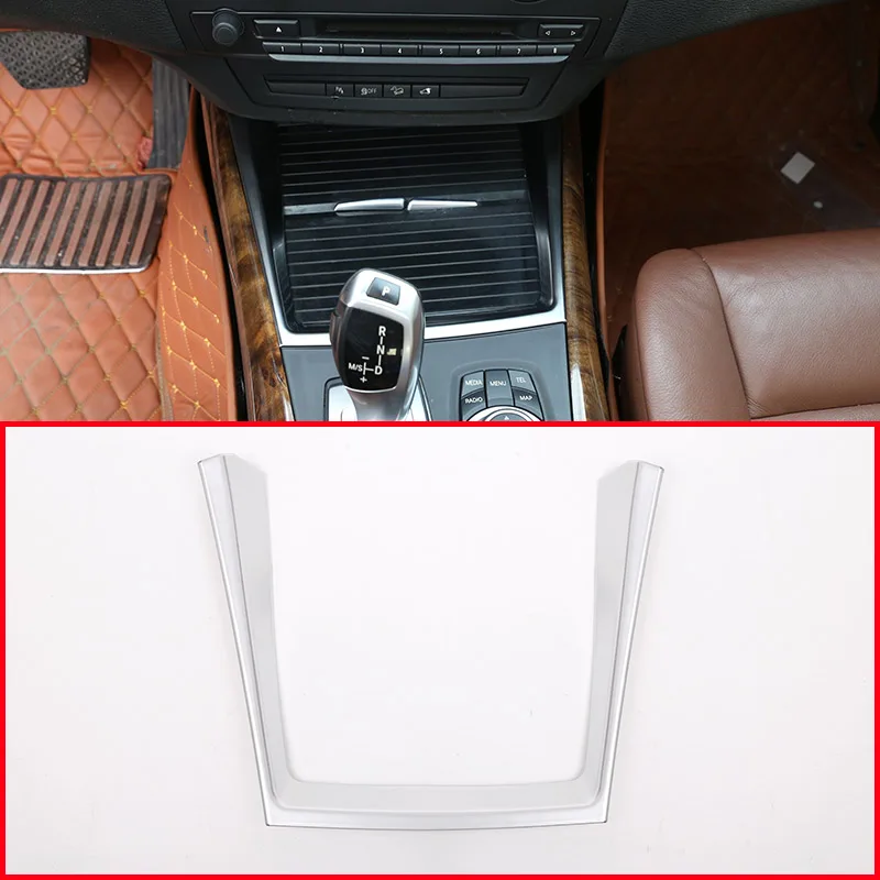 ABS Car Water Cup Holder Frame Trim Sticker Fit For BMW X5 E70 2008