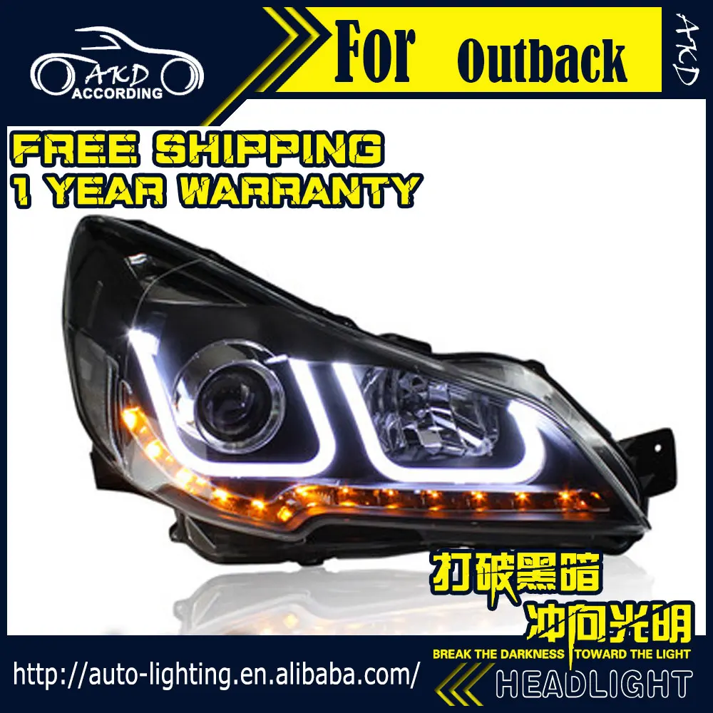АКД стайлинга автомобилей Фара для Subaru Outback фары Legacy светодиодный DRL H7 D2H Hid