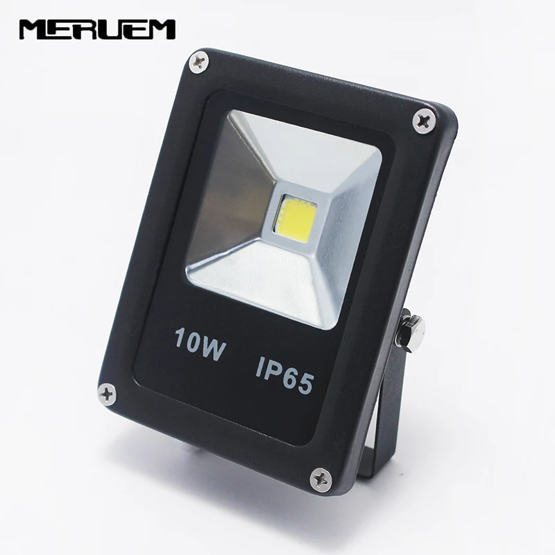 Goede DC 12 V 10 W Waterdichte IP65 LED Refletor Licht Schijnwerper Landschap Outdoor Verlichting Lamp Vierkante Tuin Spotlights met connector