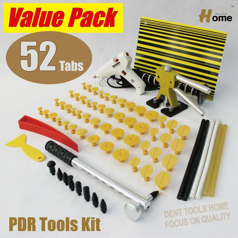 

PDR Hail Tools Paintless Dent Puller Lifter Removal Line Board Hammer Repair Kit PDR-359