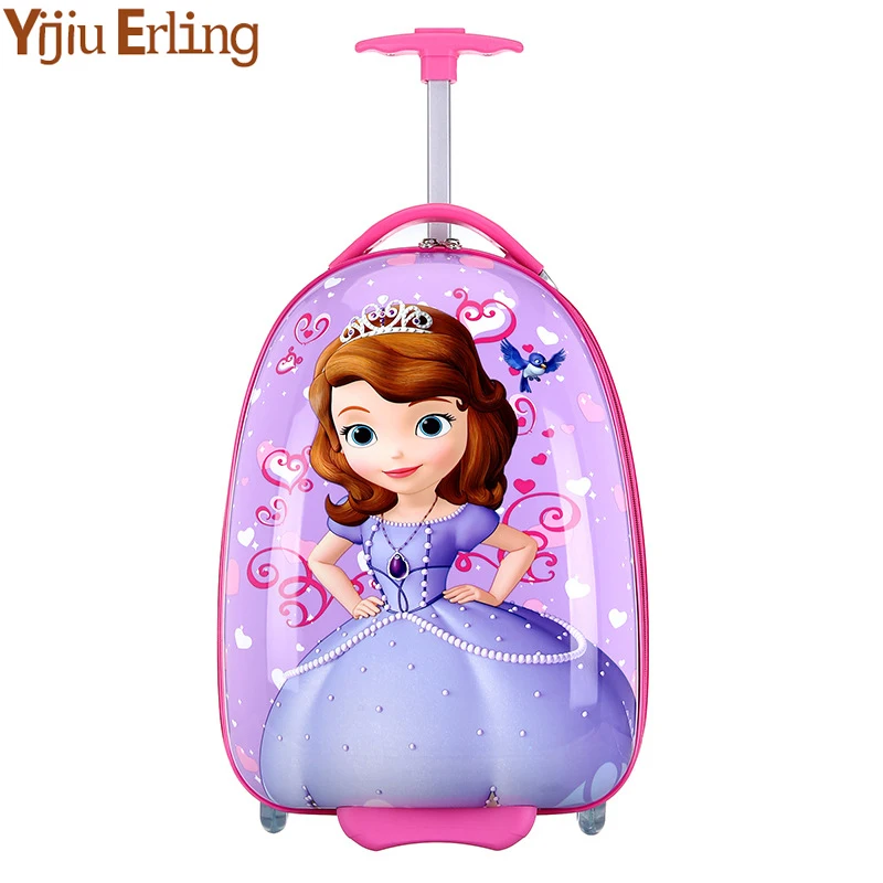 

Anime Girl Luggage Child Rolling Suitcase Cartoon 16 Inch Students Travel Trolley Case Children Boarding Box.travel Luggageset
