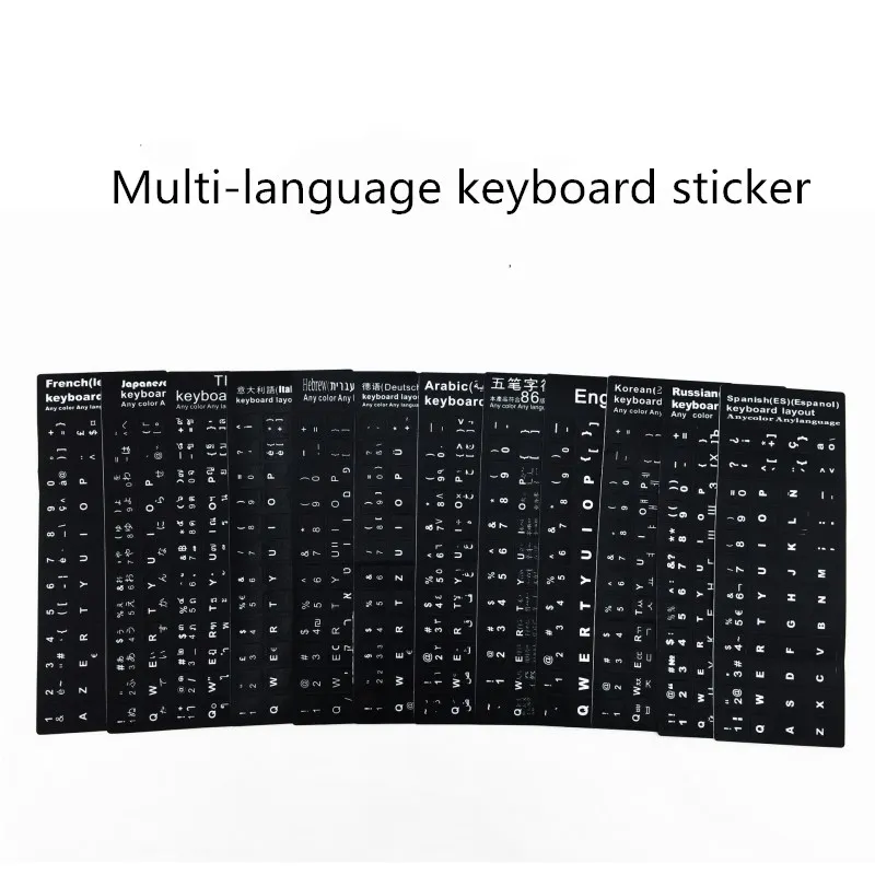 

Multi-language keyboard Sticker Trackpoint Caps Russian/Spanish/Korean/French/German/Thai/Arabic/Hebrew/Japanese/Italian