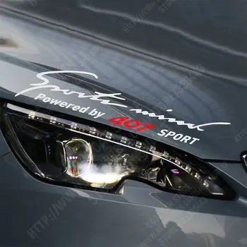 

2 Pieces Customization Sports mind Car Covers Car Stickers Decal Car-Styling For peugeot 407 car accessories