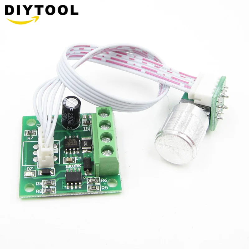 

1.8V 3/5/6/12 V 2A PWM DC Motor Speed Control /w Potentiometer Switch