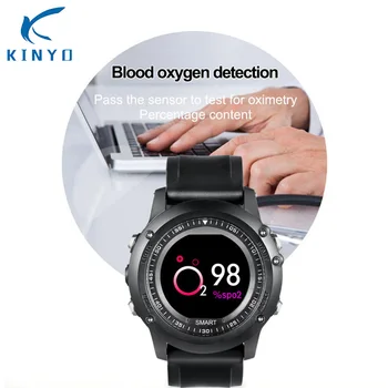 

New 2018 Smart Watch Blood oxygen detection Quick charge mode support fast charge mode Sleep Tracker Incoming call wristwatch