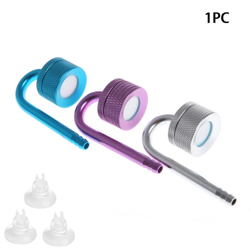 

1pc Silver/Purple/Blue CO2 Atomizer System Diffuser Aquarium Carbon Dioxide Atomizer Fish Tank Aquatic Water Plant