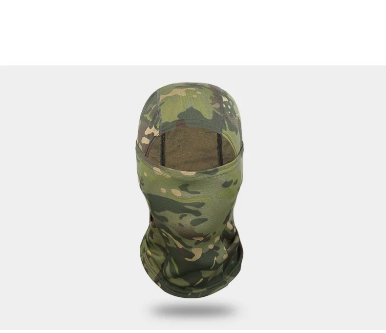 ew Riding Polyster Camouflage Balaclava Mask Outdoor Riding Mask Wargame Cycling Hunting Army Bike Military Helmet Sand-proof S