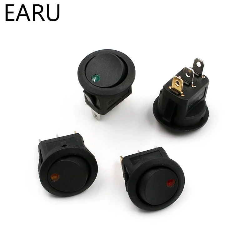 Green LED Dot Light 12V16A Car Boat Round Rocker ON/OFF Toggle SPST Switch AU Green LED Dot Light 12V16A Car Boat Round Rocker ON/OFF Toggle SPST Switch AU
