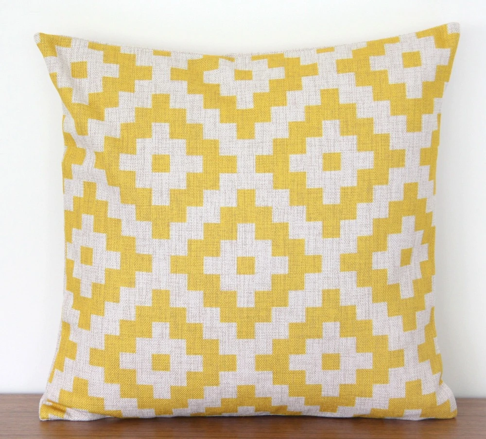 Cushion Cover Geometric Pillow Case Pillowcase Sofa Home Car Decor 18/" Gift