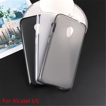 

gligle Anti-drop Pudding Soft TPU Silicon Skin Case Cover for Alcatel U5 Case Protective Shell