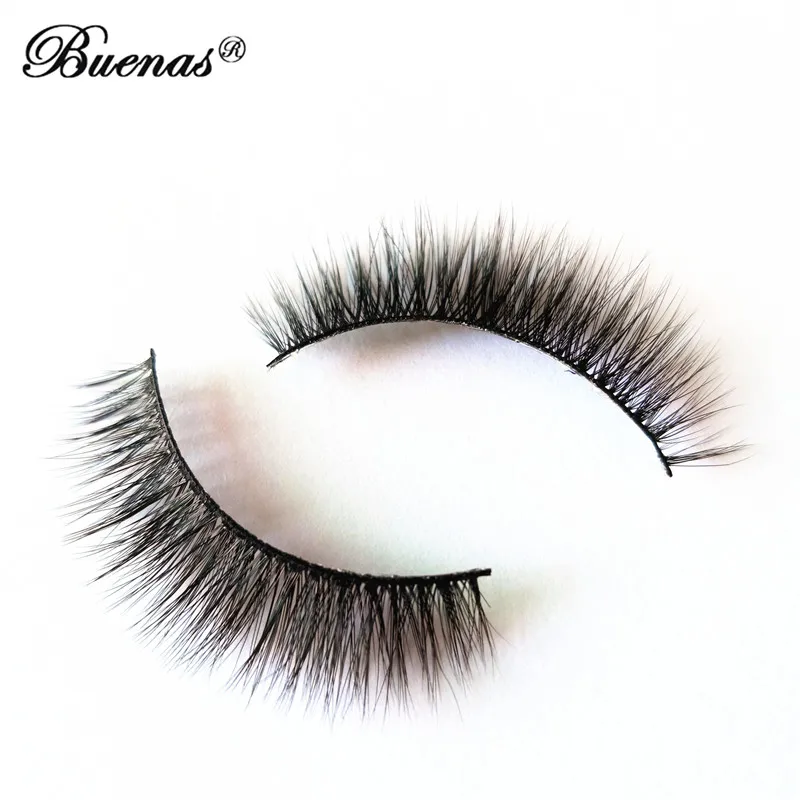 

Buenas 3d lash new 3D false eyelashes crisscross full strip lashes round box packing eyelash fashion eyelashes extensions 3D14