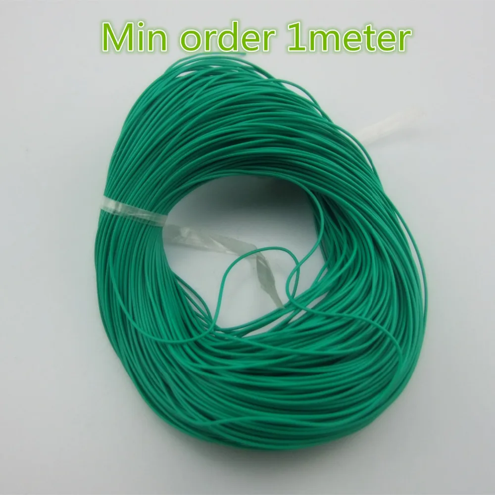 

1meter/lot K973b 1mm Green Color Copper Conductor Wire 7lines Hinge Insulated Wire Free Shipping Australia