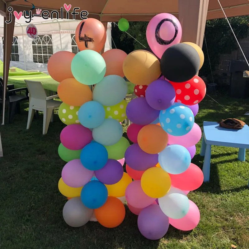 Joy-enlife 1 Набор 127 см База шариков и пластиковые столбы Арка с воздушными шарами Свадебные украшения день рождения, мероприятие, вечеринка