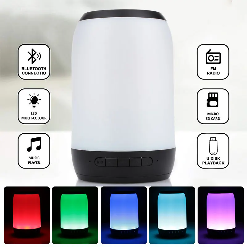 Громкая связь светодиодный беспроводной динамик Bluetooth ночник наружный bluetooth